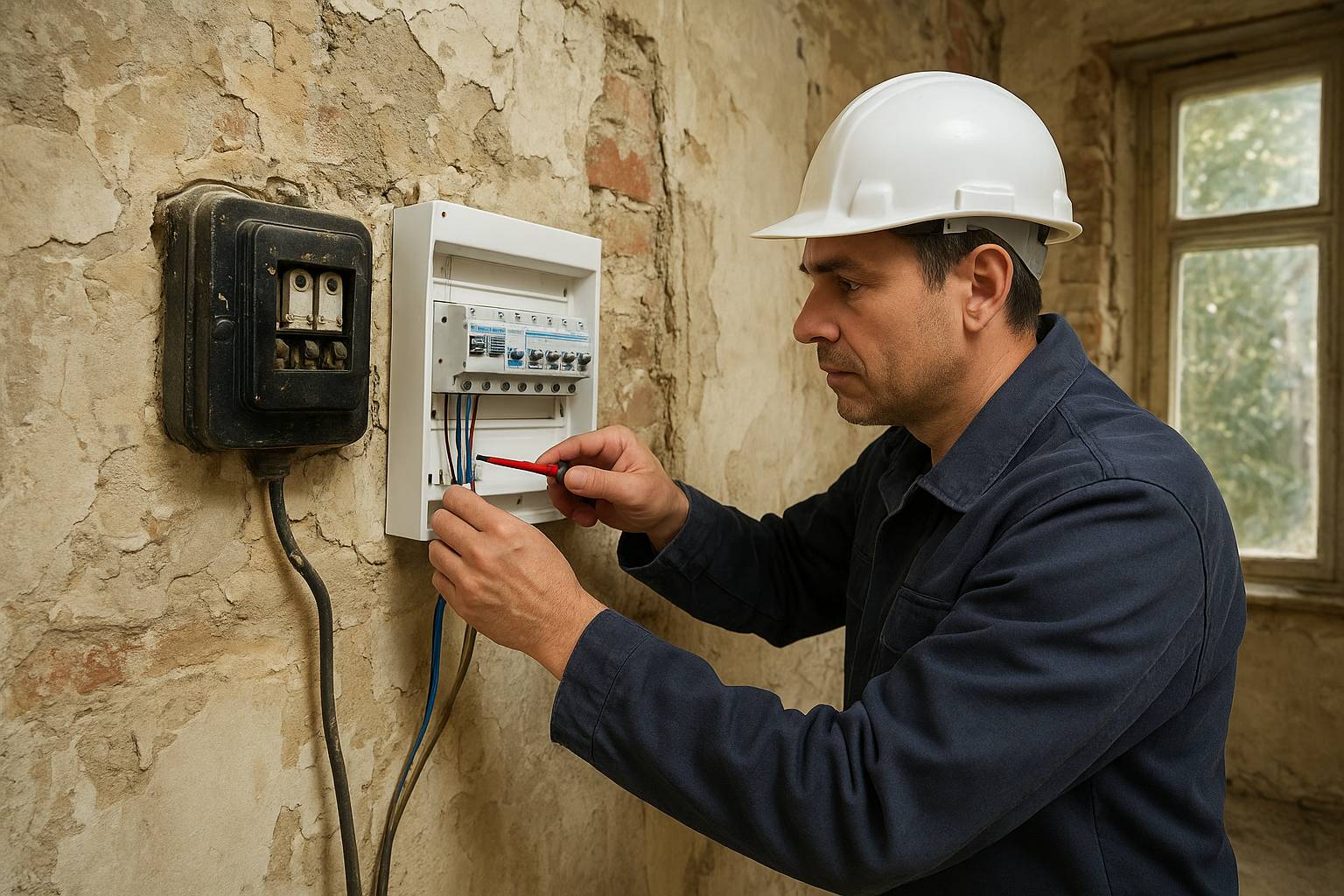 Altbau-Sanierung Alte Elektroanlagen sicher modernisieren.